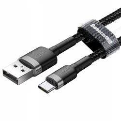 Baseus Cafule | Nylonowy kabel USB Type-C USB-C Quick Charge 3.0 3A 100cm