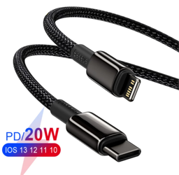 Baseus Tungsten Gold | Kabel USB-C - Lightning do iPhone Power Delivery 20W 18W 2m