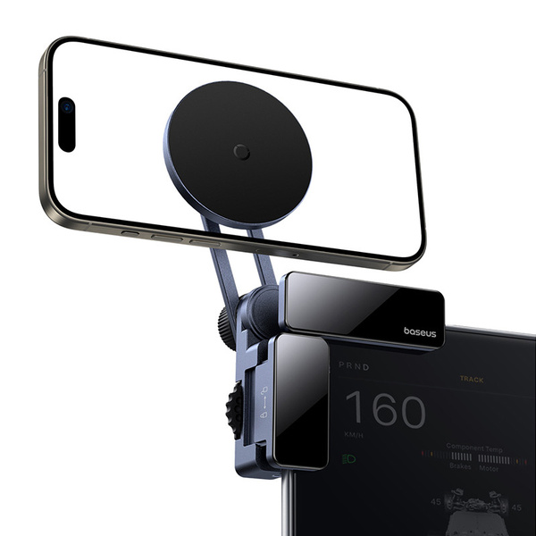 Baseus MaxView | Uchwyt magnetyczny samochodowy do telefonu na ekran samochodwy, Tesla