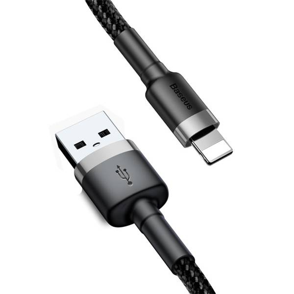 Baseus Cafule Cable | Mocny kabel USB - Lightning do iPhone 6 7 8 X 2.4A 1m