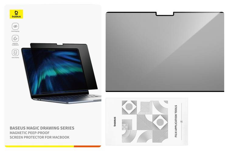 Baseus Magnetic Drawing Series | Magnetyczna folia, ochrona prywatności dla MacBooka Pro 13″ (2022)