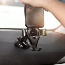 Baseus Osculum | Uchwyt samochodowy grawitacyjny do telefonu na deskę kokpit