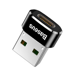Baseus USB Male To Type-C Female | Adapter przejściówka z USB-A / USB-C OTG 3A