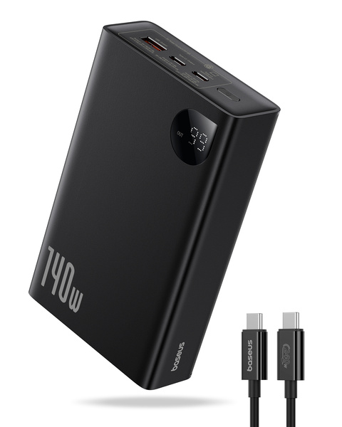 Baseus Adaman Digital Display | Power Bank 22800mAh 140W 2x USB-C, 1x USB-A