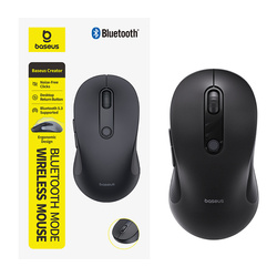 Baseus F02 Ergonomikczna Myszka Bezprzewodowa Bluetooth Single Cosmic Black