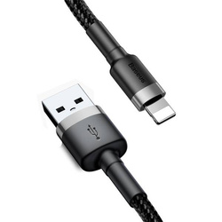 Baseus Cafule Cable | Mocny kabel USB - Lightning do iPhone 6 7 8 X 2.4A 1m