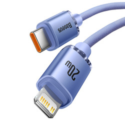 Baseus Crystal Shine | Kabel USB-C - Lightning do Apple iPhone iPad AirPods PD 20W 1.2M