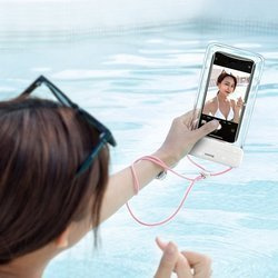 Baseus Let's go Slip | Etui wodoodporne wodoszczelne na telefon do 7,2'' IPX8