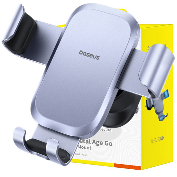 OS-Baseus Metal Age Go Uchwyt Grawitacyjny Do Kratki Outlet Version Space Grey