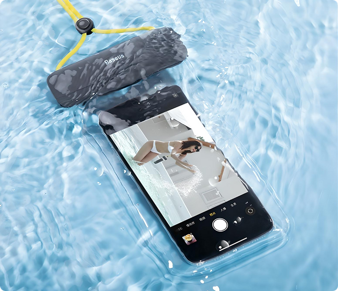 Baseus Let's go Slip | Etui wodoodporne wodoszczelne na telefon uinwersalne do 7,2''