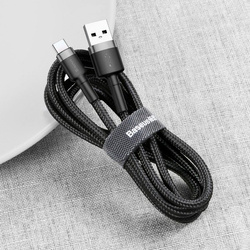 Baseus Cafule Cable | Nylonowy kabel USB - USB-C Type-C Quick Charge 3.0 50cm 3A