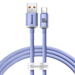 Baseus Crystal Shine | Kabel USB Type-C 100W 66W 6A do Huawei Honor 50 Pro