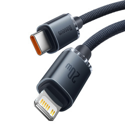 Baseus Crystal Shine | Kabel USB-C - Lightning do Apple iPhone iPad AirPods PD 20W 1.2M