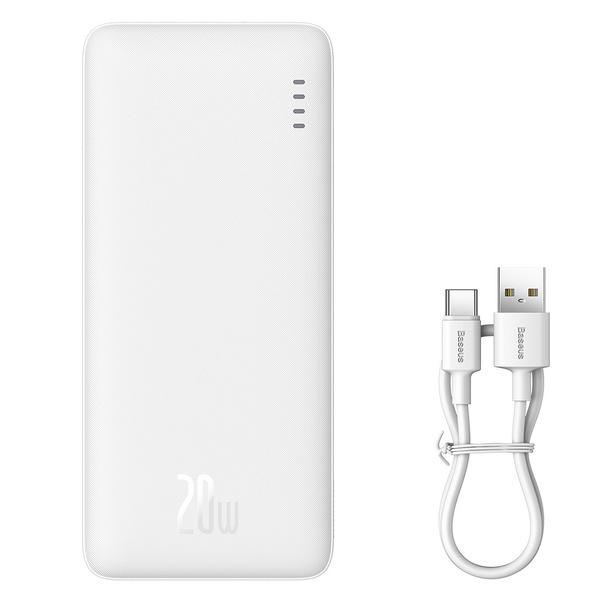 Baseus Airpow | Power Bank z szybkim ładowaniem PD 20W 10000mAh, kabel USB-C
