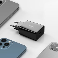 Baseus Speed Mini | Ładowarka sieciowa USB-C 20W Power Delivery QC 3.0