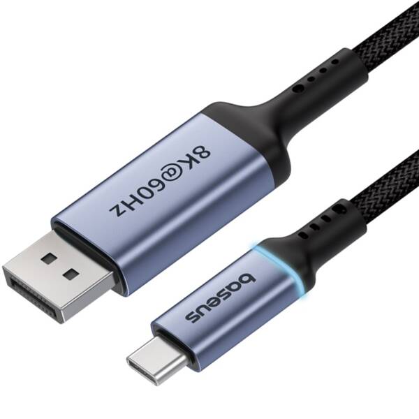 Baseus High Definition | Kabel przewód USB-C - DisplayPort DP 8K60Hz HDR 1.5m