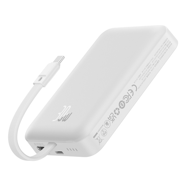 Baseus Adaman2 Digital Display Fast Charge Power Bank 20000mAh 30W (VOOC  Edition) (With Simple Series Charging Cable USB to Type-C 3A 0.3m) –